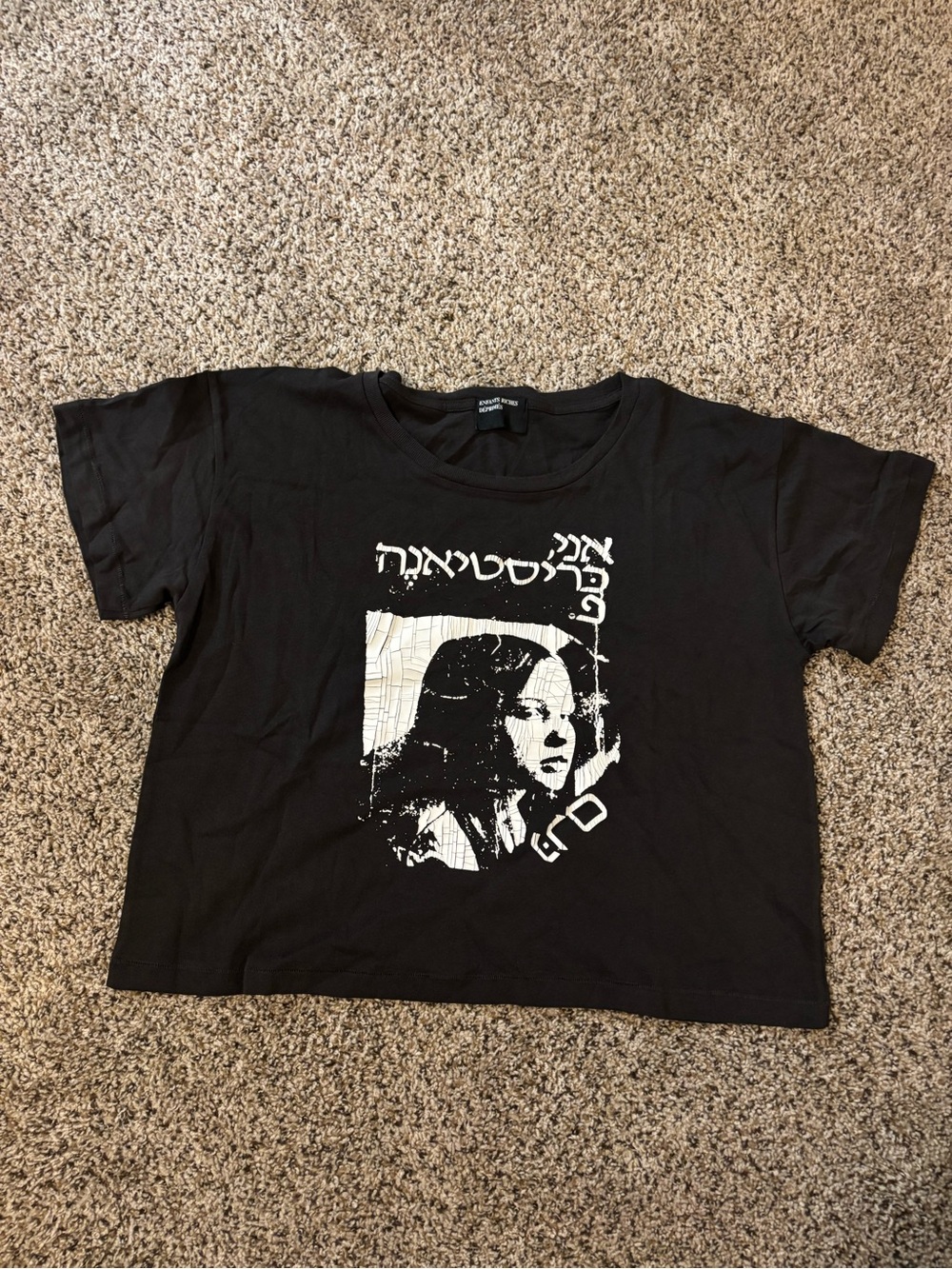 ENFANTS RICHES DEPRIMES BLACK GRAPHIC TEE